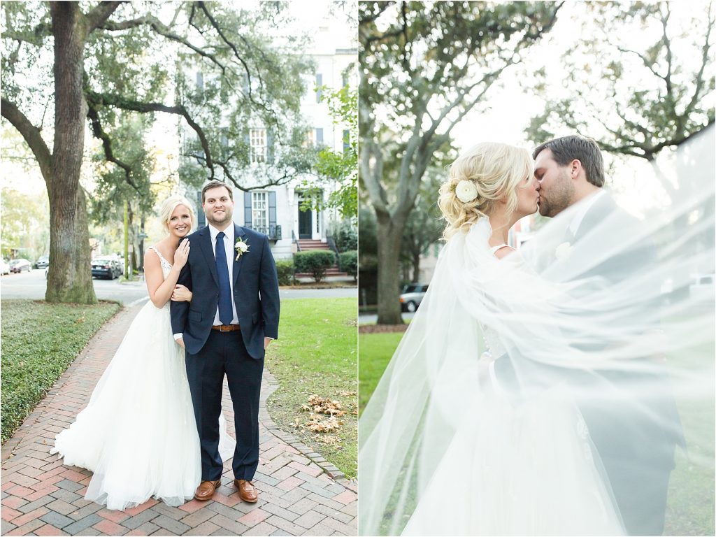 Soho South Cafe bride and groom portraits