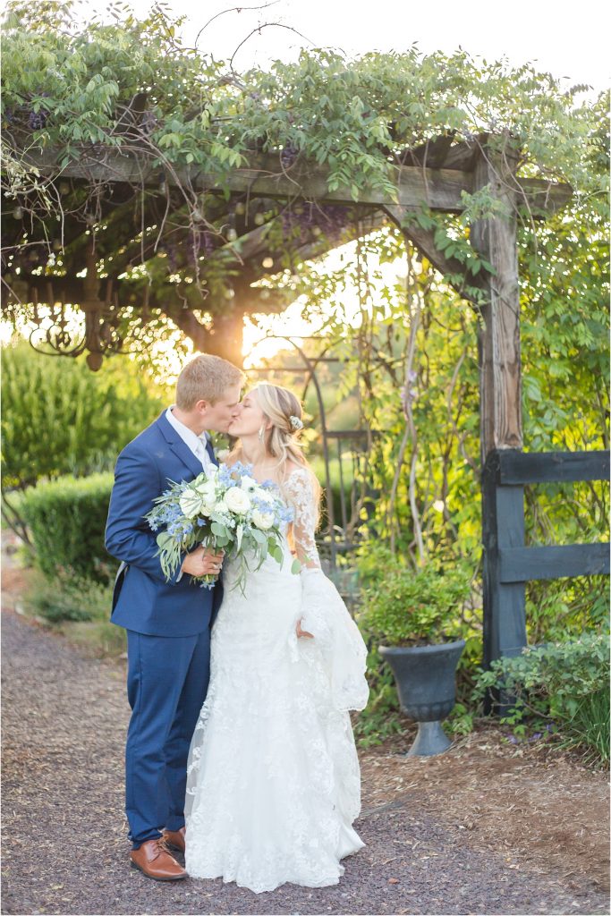 bride and groom portraits little herb house