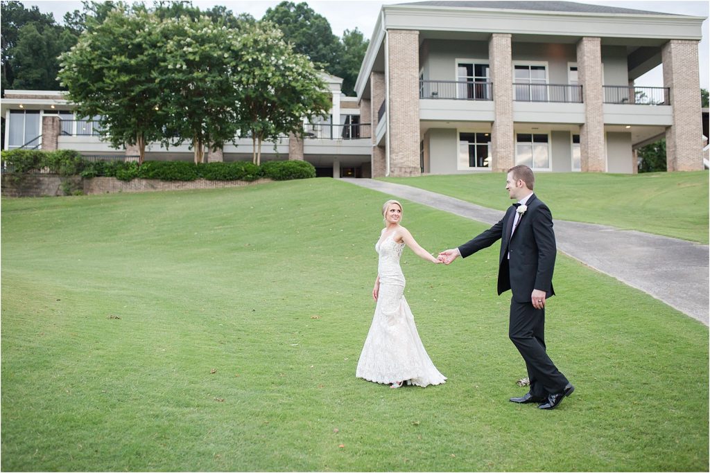 gadsden country club wedding bride and groom