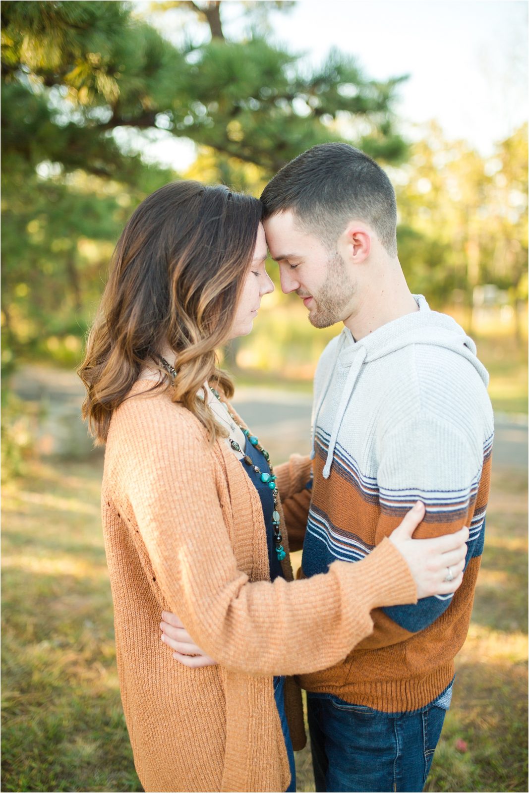 engagement session in pilot mountain north carolina