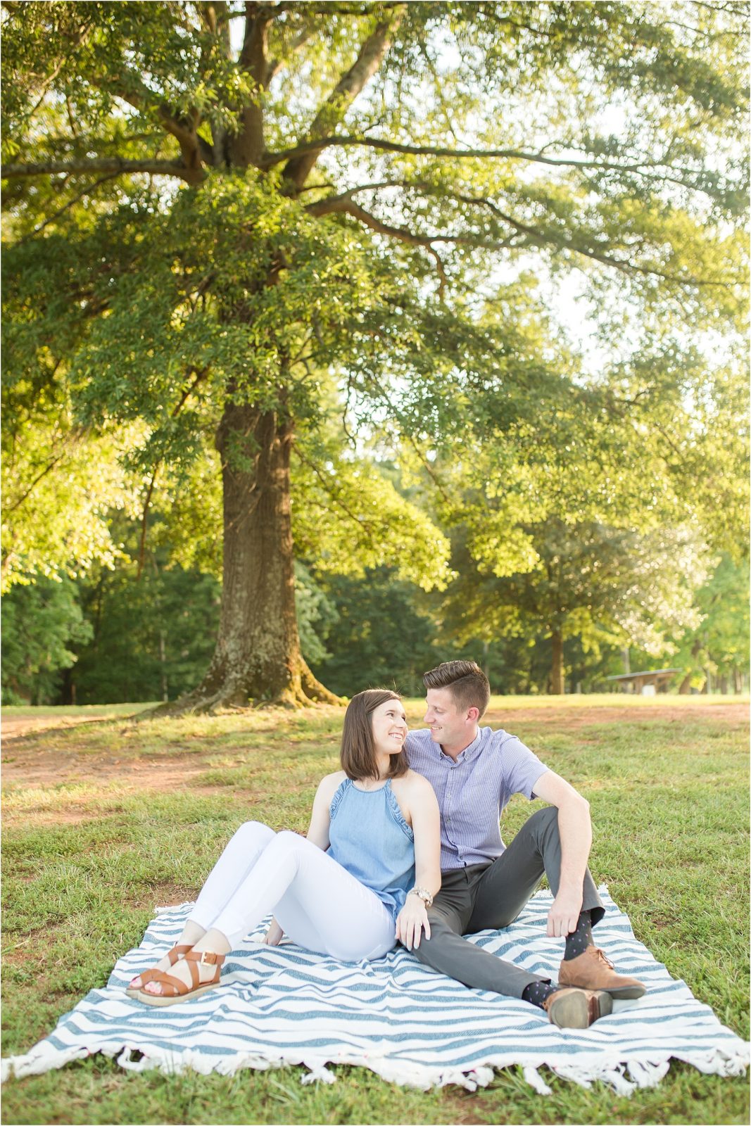 summer engagement session charlotte north carolina