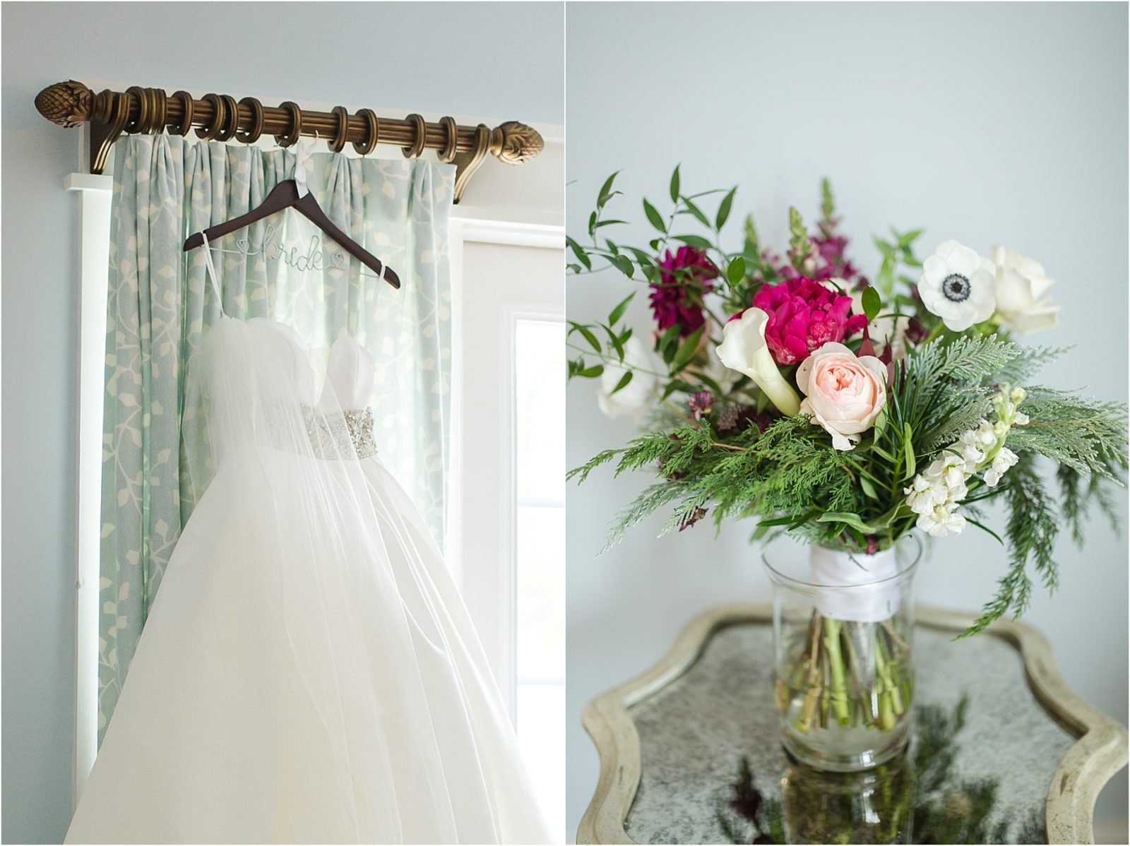 wedding details at the carolina barn