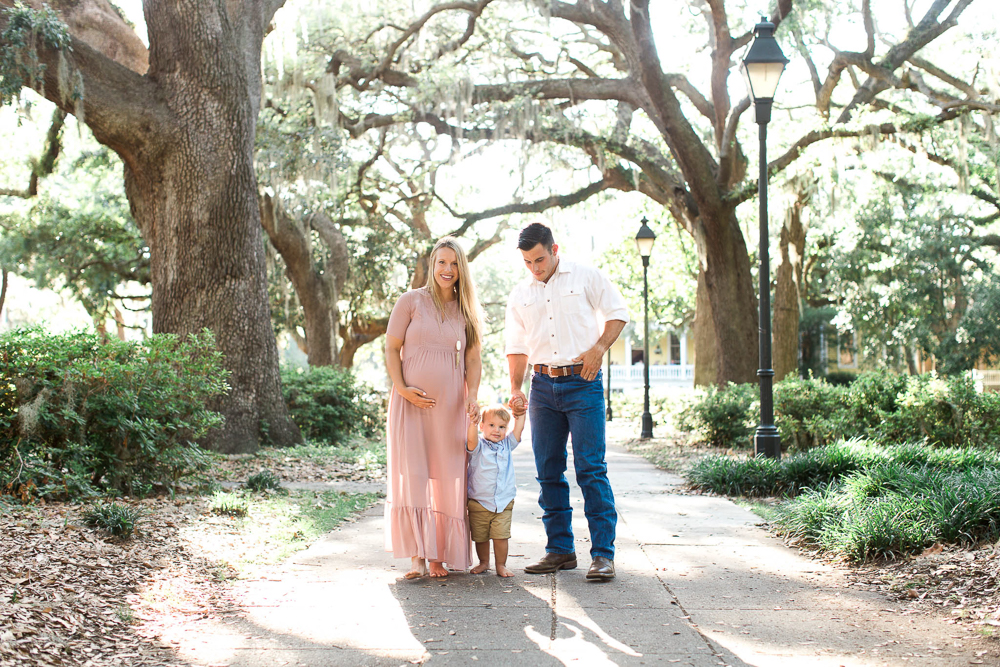 forsyth park maternity session