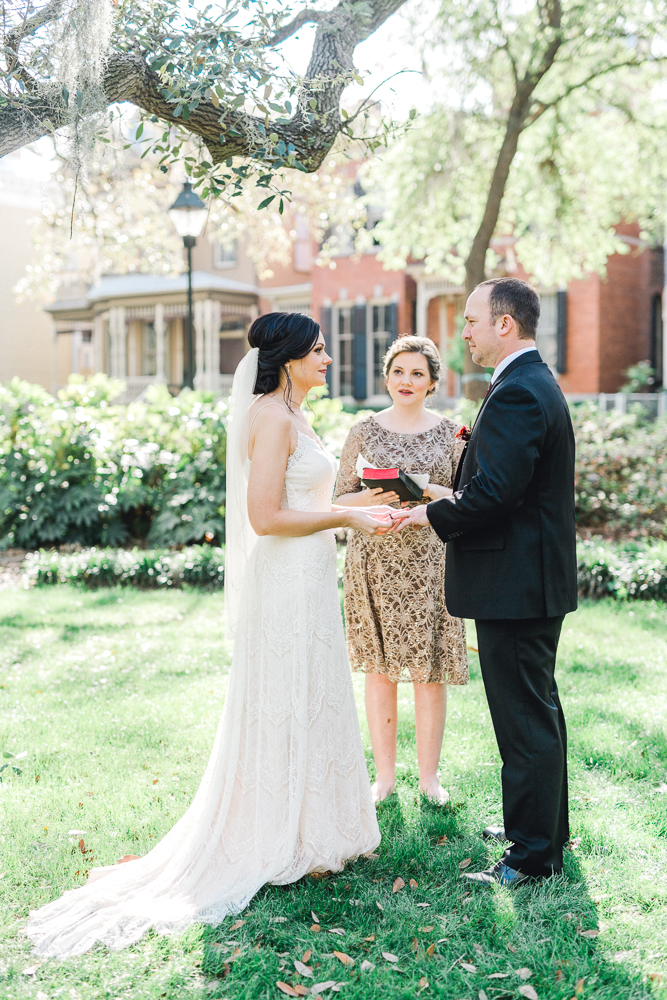 Intimate Forsyth Park Wedding