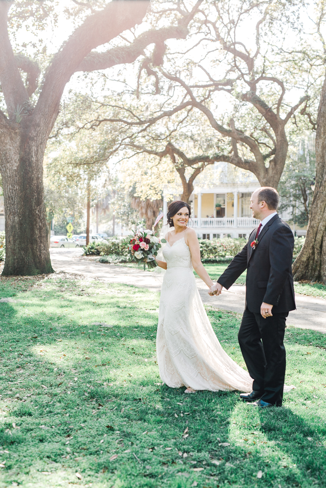 Intimate Forsyth Park Wedding