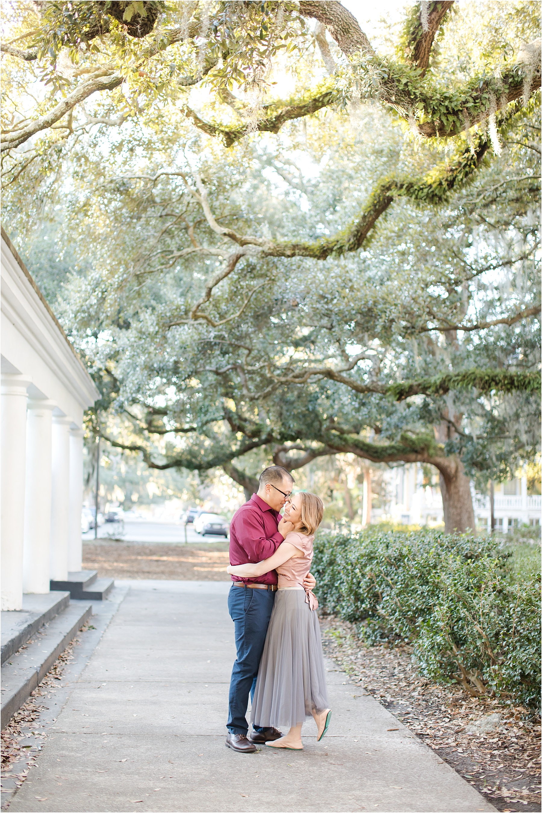 A Forsyth Park Engagement Session Raleigh Wedding Photographer